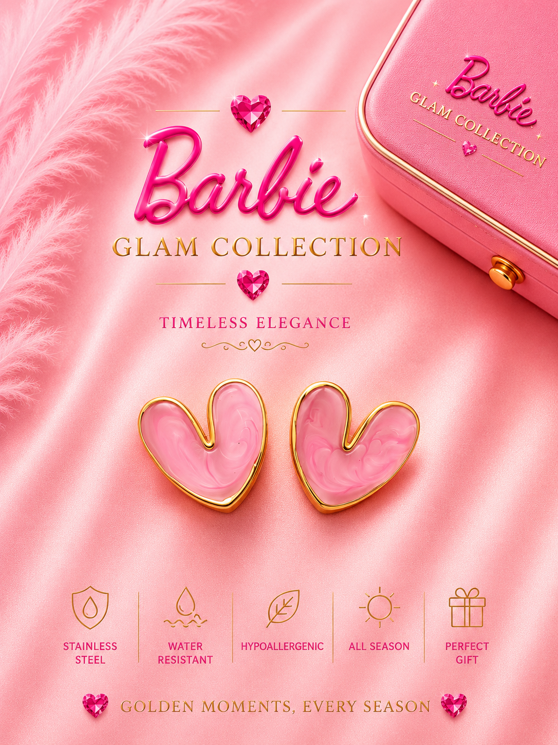Pink Swirl Heart
