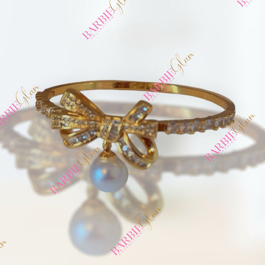 Diamond infinity Bangle